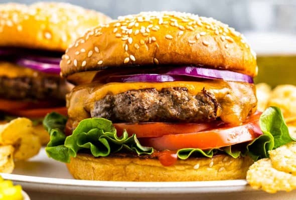 Cheddar Patty Burger