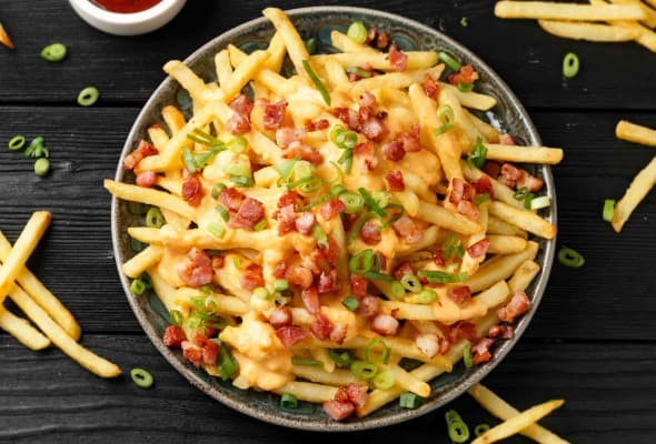 Loaded Escalope Fries