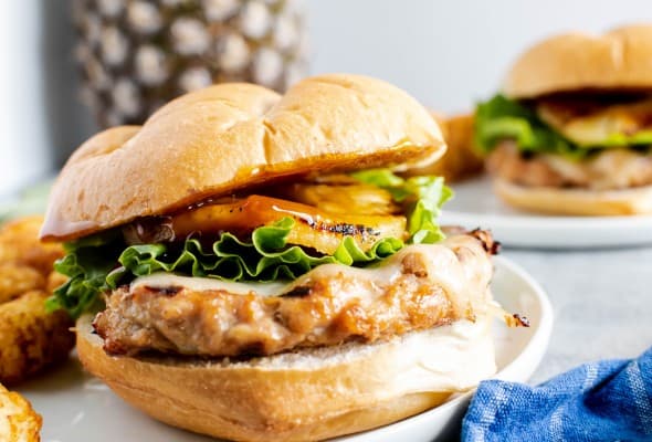Pineapple Chicken Burger